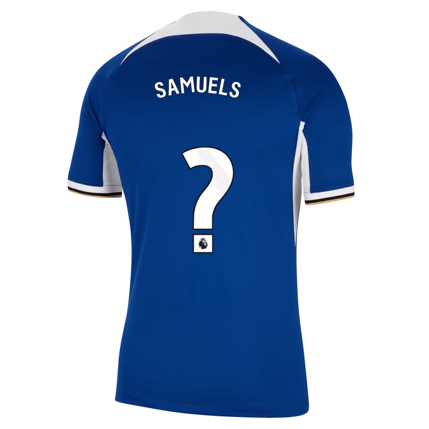 Niño Camiseta Ishé Samuels-Smith #0 Azul 1ª Equipación 2023/24 La Camisa Argentina