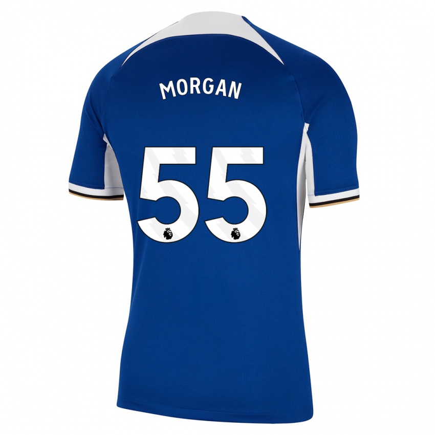 Niño Camiseta Jimmy-Jay Morgan #55 Azul 1ª Equipación 2023/24 La Camisa Argentina