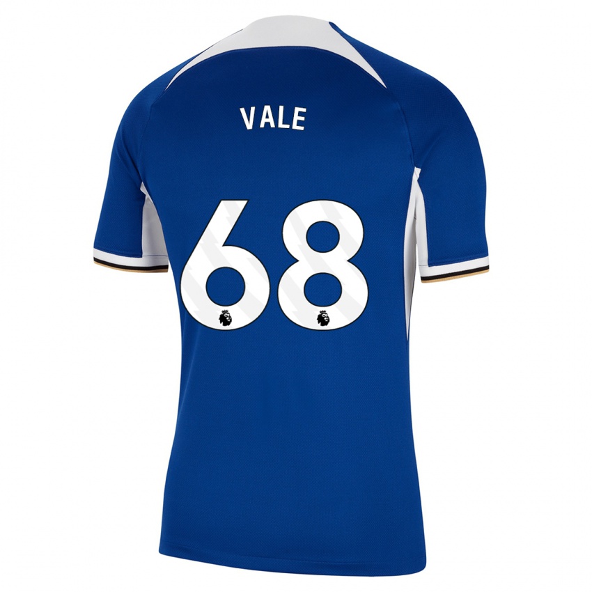Niño Camiseta Harvey Vale #68 Azul 1ª Equipación 2023/24 La Camisa Argentina