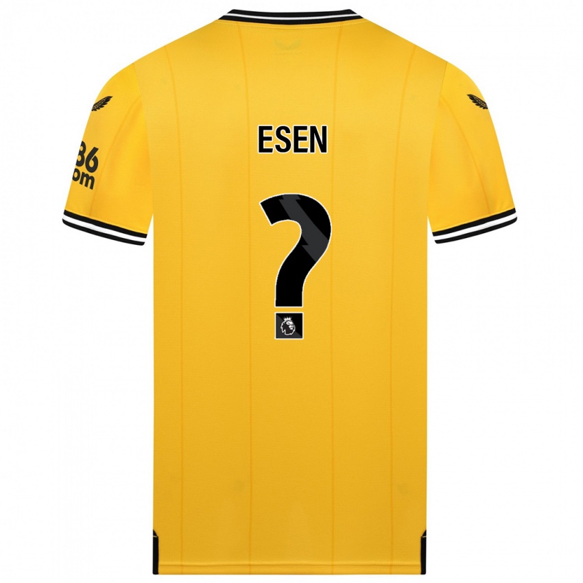 Niño Camiseta Josh Esen #0 Amarillo 1ª Equipación 2023/24 La Camisa Argentina