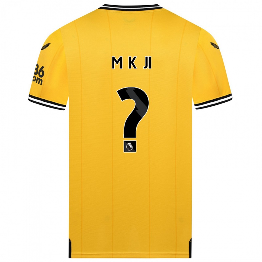 Niño Camiseta Min-Kyu Ji #0 Amarillo 1ª Equipación 2023/24 La Camisa Argentina