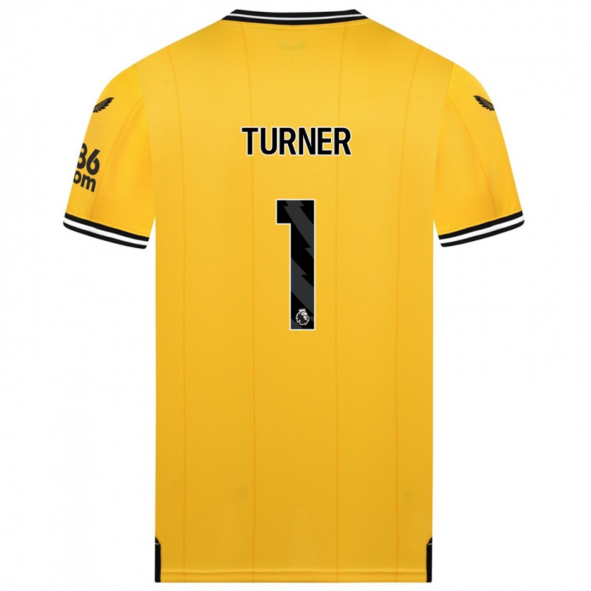 Niño Camiseta Shannon Turner #1 Amarillo 1ª Equipación 2023/24 La Camisa Argentina