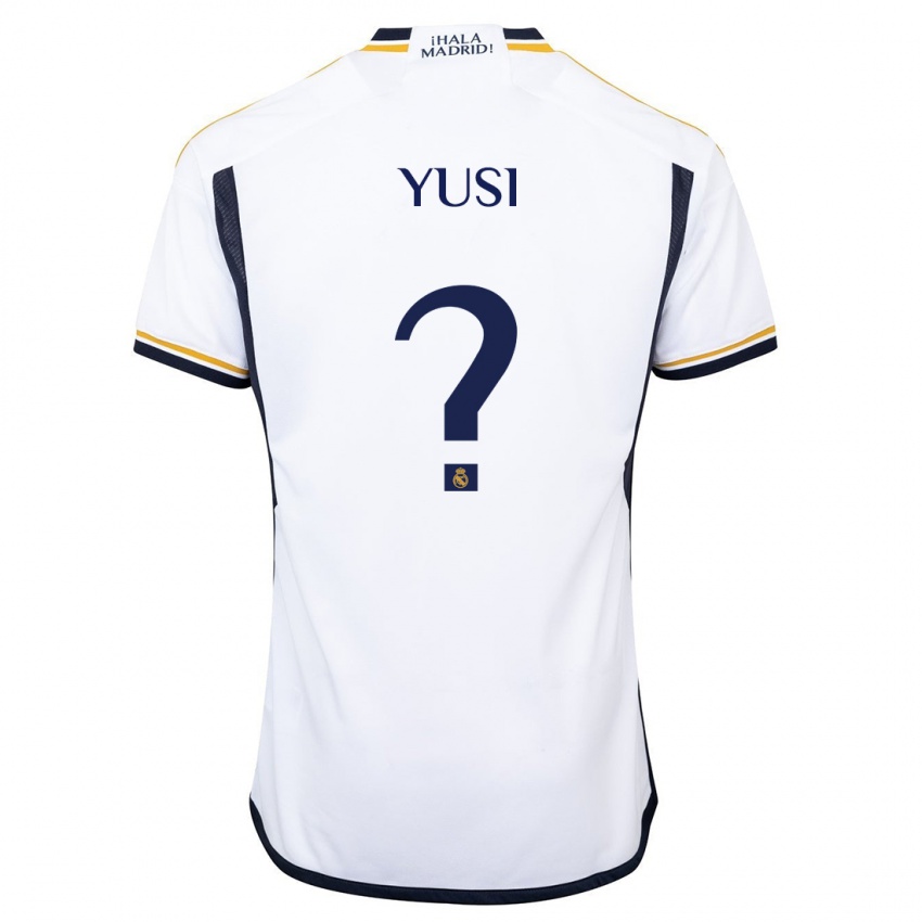 Niño Camiseta Yusi #0 Blanco 1ª Equipación 2023/24 La Camisa Argentina