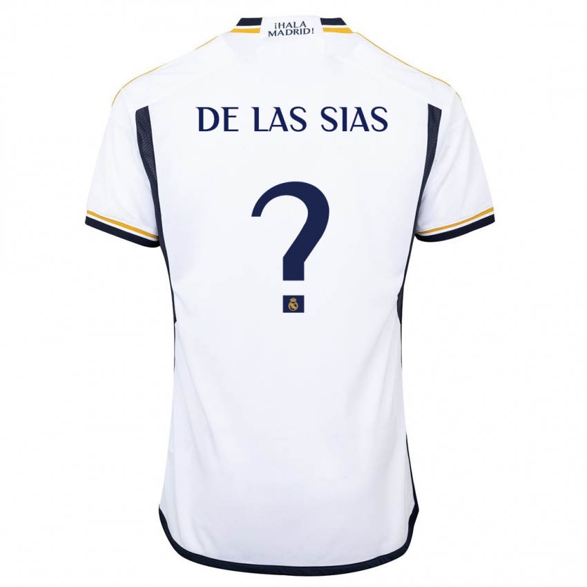 Niño Camiseta Marcos De Las Sias #0 Blanco 1ª Equipación 2023/24 La Camisa Argentina