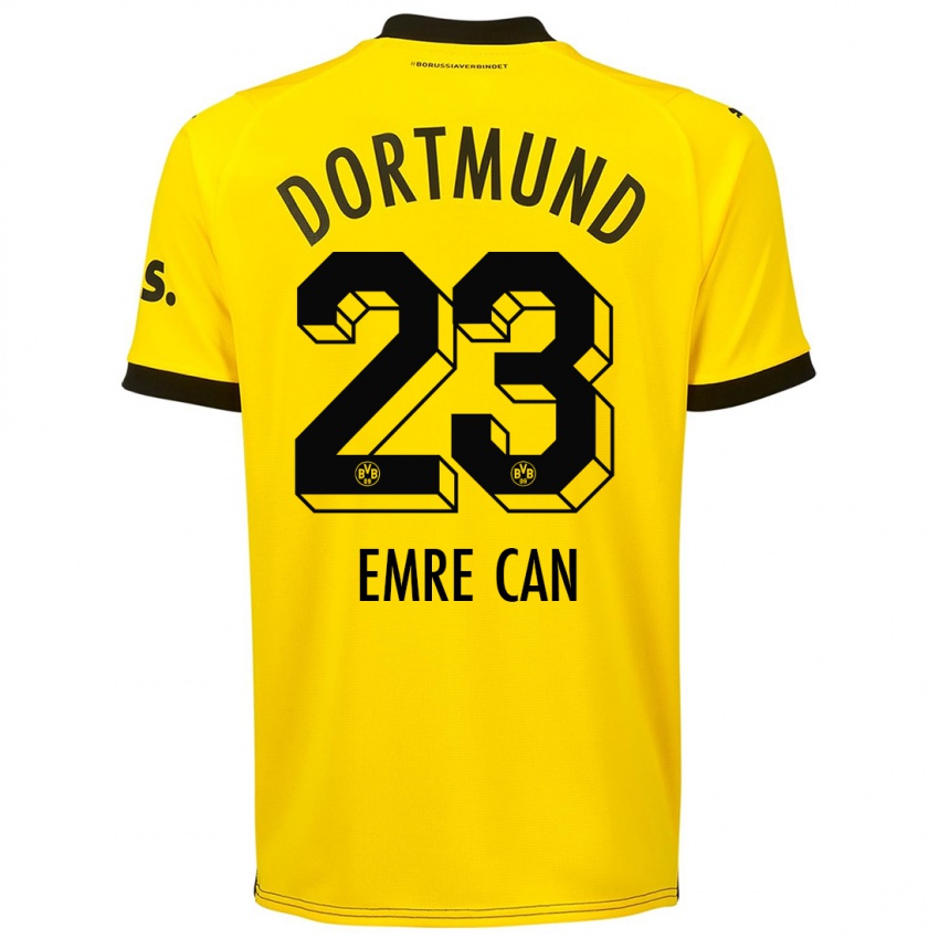 Niño Camiseta Emre Can #23 Amarillo 1ª Equipación 2023/24 La Camisa Argentina