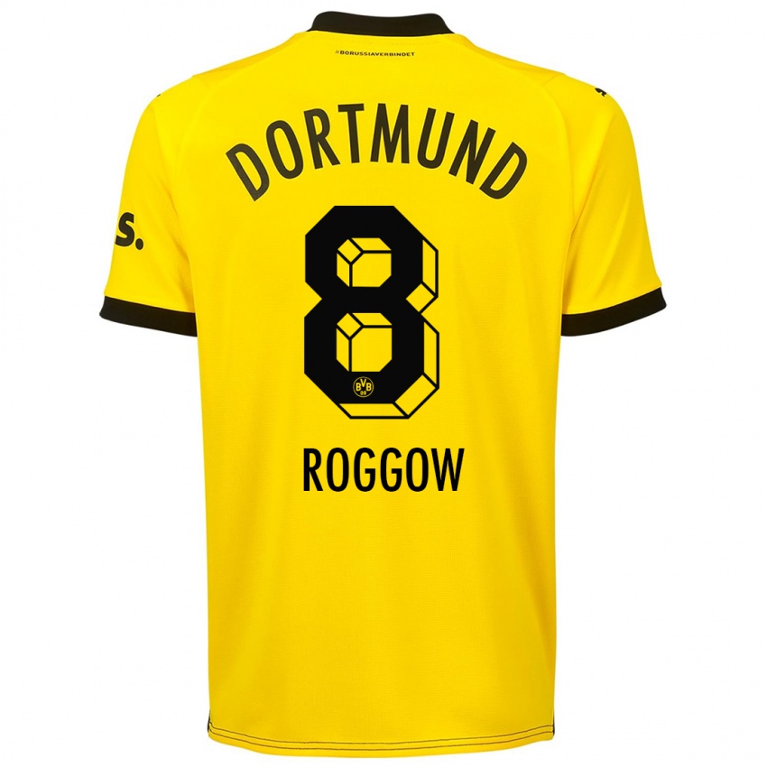 Niño Camiseta Franz Roggow #8 Amarillo 1ª Equipación 2023/24 La Camisa Argentina