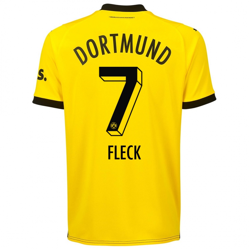 Niño Camiseta Fritz Fleck #7 Amarillo 1ª Equipación 2023/24 La Camisa Argentina