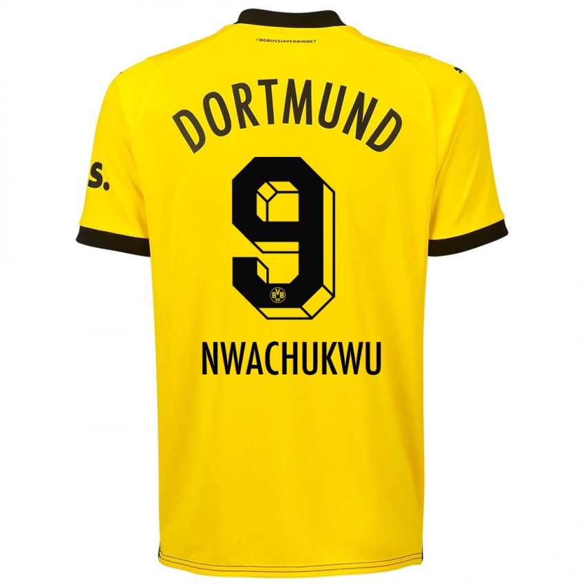 Niño Camiseta Isaak Nwachukwu #9 Amarillo 1ª Equipación 2023/24 La Camisa Argentina