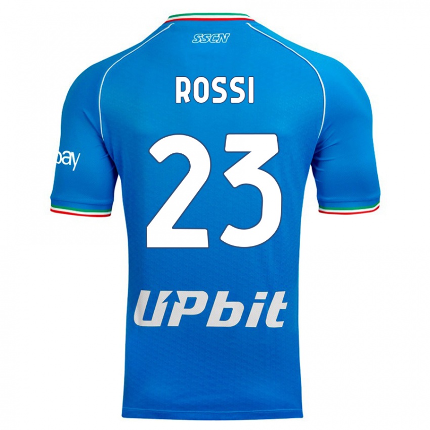 Niño Camiseta Leonardo Rossi #23 Cielo Azul 1ª Equipación 2023/24 La Camisa Argentina