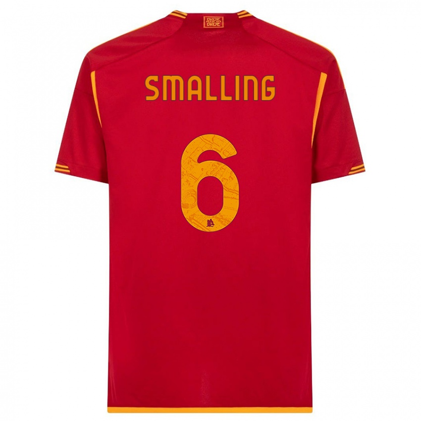 Niño Camiseta Chris Smalling #6 Rojo 1ª Equipación 2023/24 La Camisa Argentina