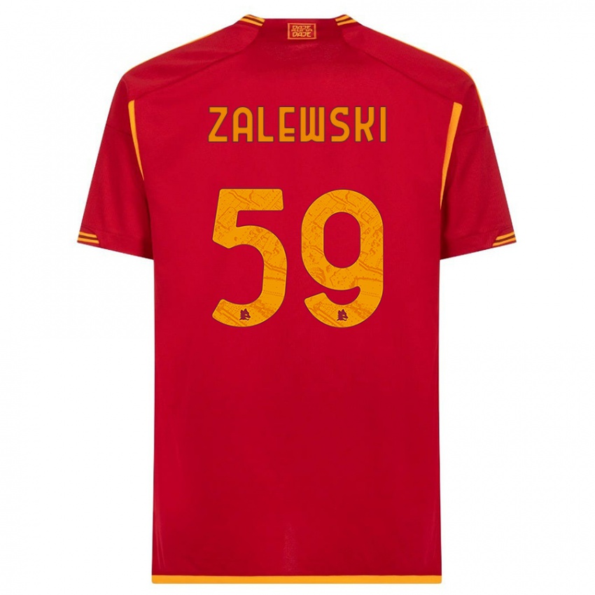 Niño Camiseta Nicola Zalewski #59 Rojo 1ª Equipación 2023/24 La Camisa Argentina