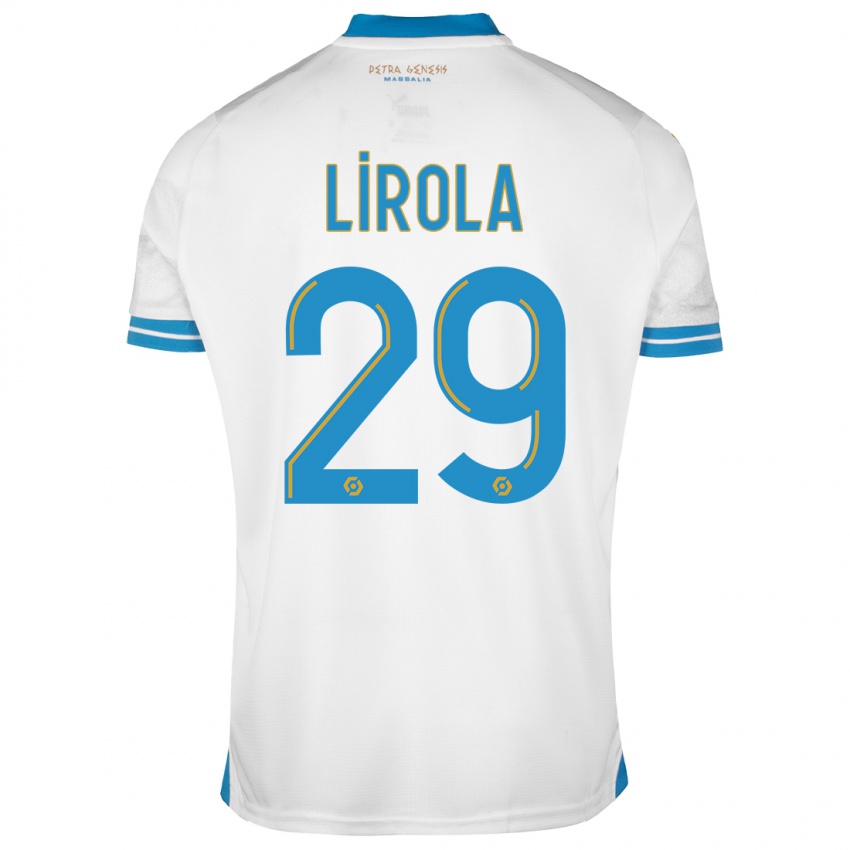 Niño Camiseta Pol Lirola #29 Blanco 1ª Equipación 2023/24 La Camisa Argentina