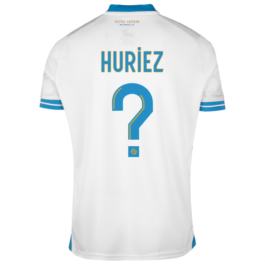 Niño Camiseta Evan Huriez #0 Blanco 1ª Equipación 2023/24 La Camisa Argentina
