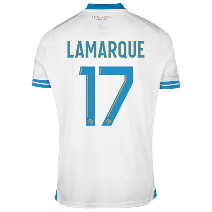 Niño Camiseta Alais Lamarque #17 Blanco 1ª Equipación 2023/24 La Camisa Argentina