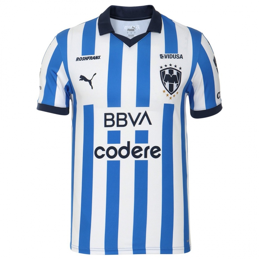 Niño Camiseta Xanic Benitez #16 Azul Blanco 1ª Equipación 2023/24 La Camisa Argentina