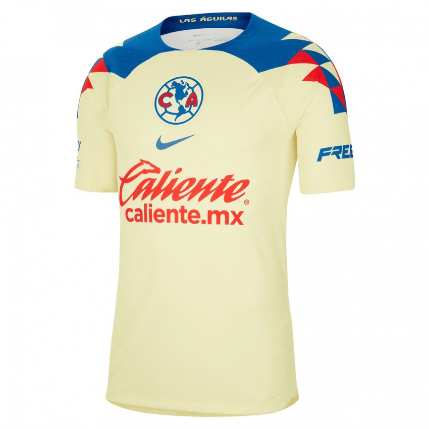 Niño Camiseta Montserrat Saldivar #19 Amarillo 1ª Equipación 2023/24 La Camisa Argentina