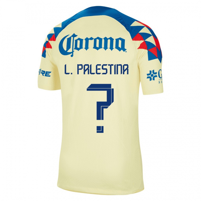 Niño Camiseta Leonardo Palestina #0 Amarillo 1ª Equipación 2023/24 La Camisa Argentina