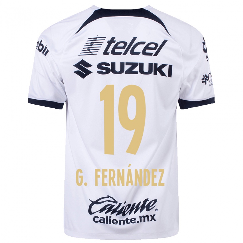Niño Camiseta Gabriel Fernández #19 Blanco 1ª Equipación 2023/24 La Camisa Argentina