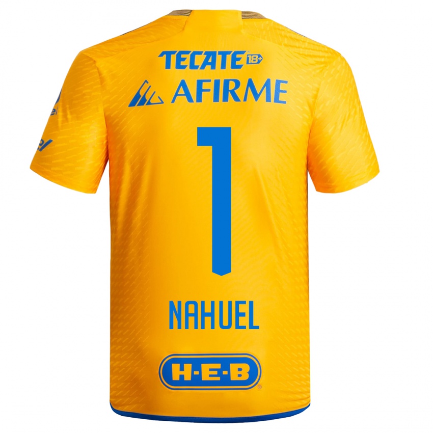 Niño Camiseta Nahuel Guzman #1 Amarillo 1ª Equipación 2023/24 La Camisa Argentina