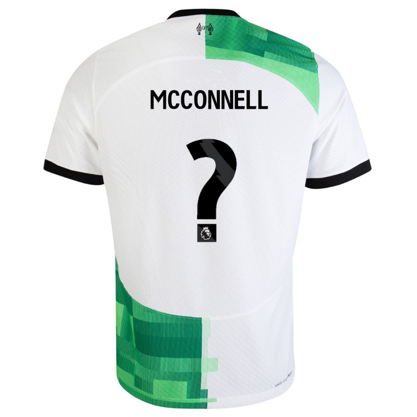 Niño Camiseta James Mcconnell #0 Blanco Verde 2ª Equipación 2023/24 La Camisa Argentina