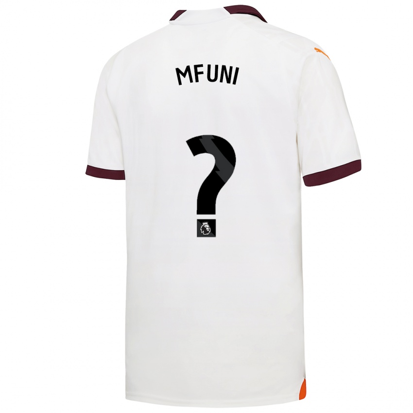 Niño Camiseta Stephen Mfuni #0 Blanco 2ª Equipación 2023/24 La Camisa Argentina