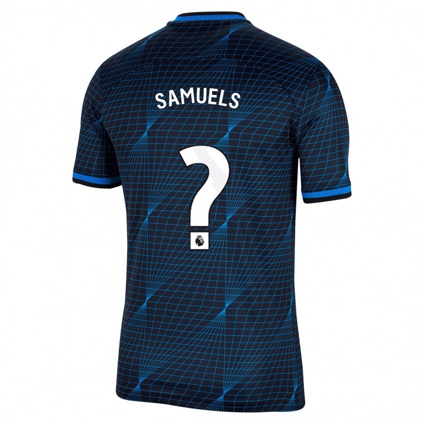 Niño Camiseta Ishé Samuels-Smith #0 Azul Oscuro 2ª Equipación 2023/24 La Camisa Argentina