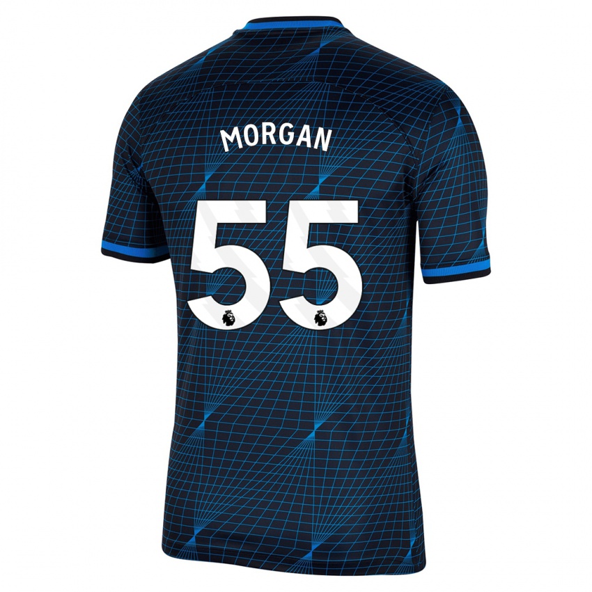 Niño Camiseta Jimmy-Jay Morgan #55 Azul Oscuro 2ª Equipación 2023/24 La Camisa Argentina