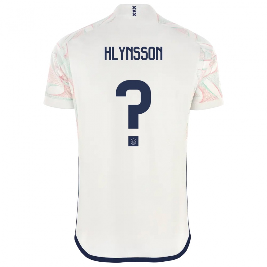 Niño Camiseta Kristian Hlynsson #0 Blanco 2ª Equipación 2023/24 La Camisa Argentina