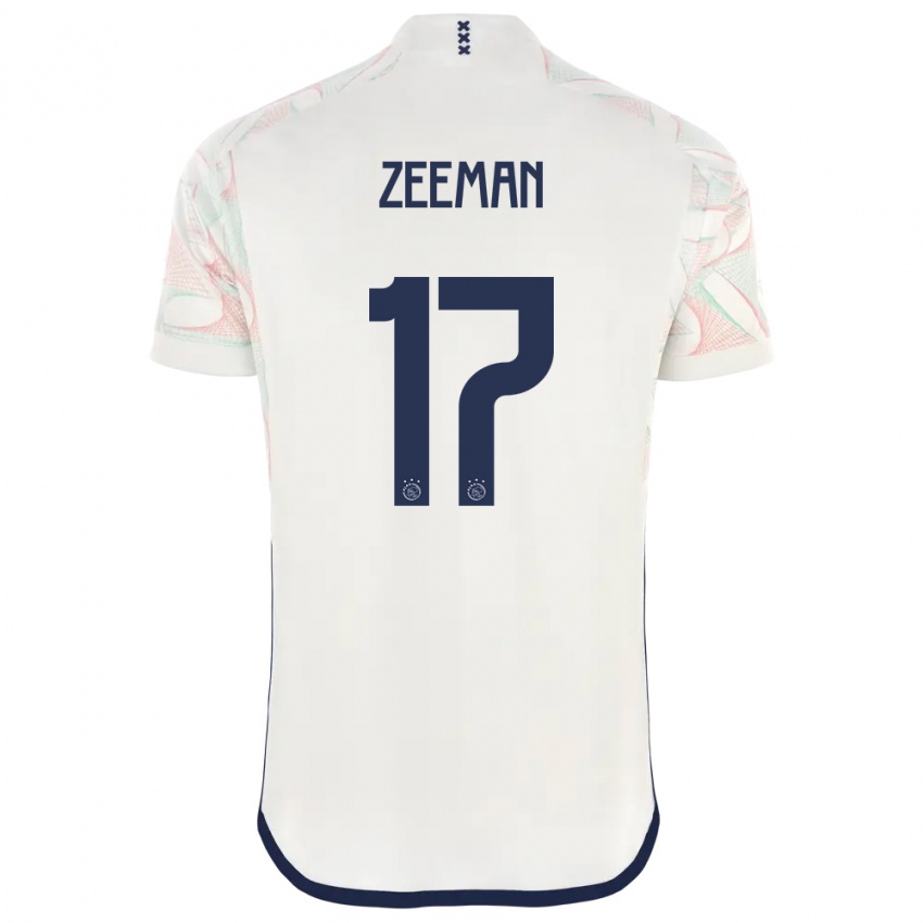 Niño Camiseta Kelly Zeeman #17 Blanco 2ª Equipación 2023/24 La Camisa Argentina