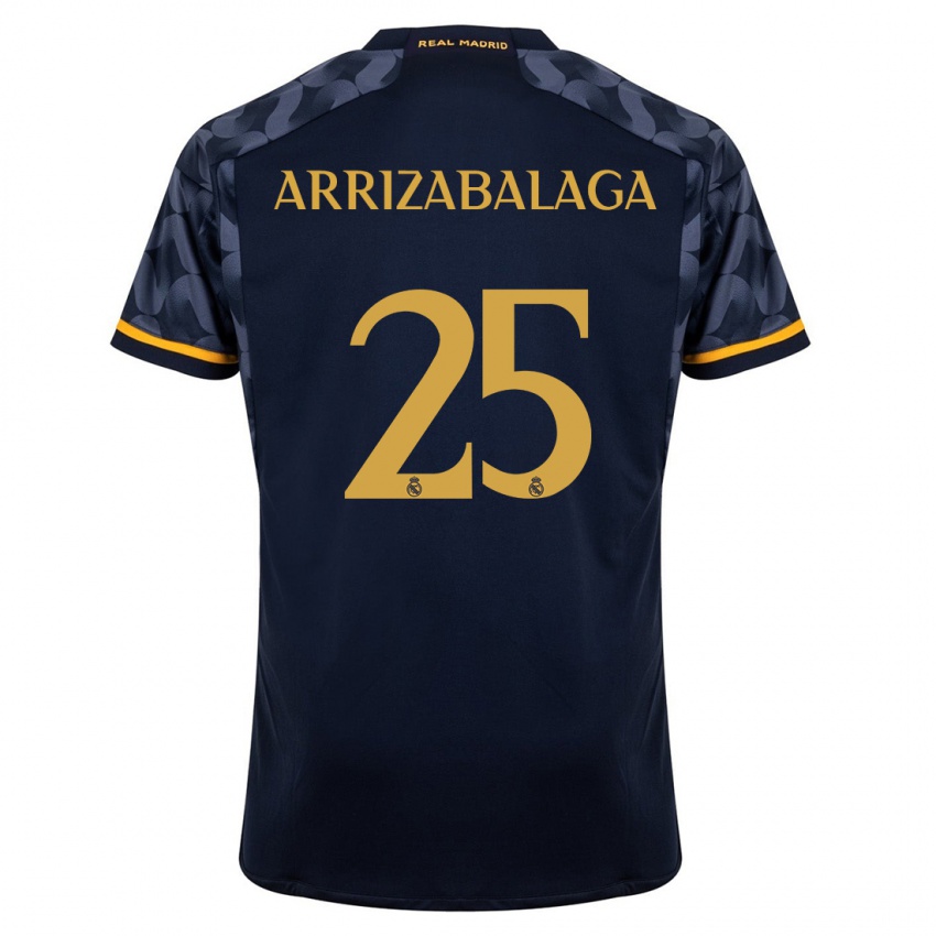 Niño Camiseta Kepa Arrizabalaga #25 Azul Oscuro 2ª Equipación 2023/24 La Camisa Argentina