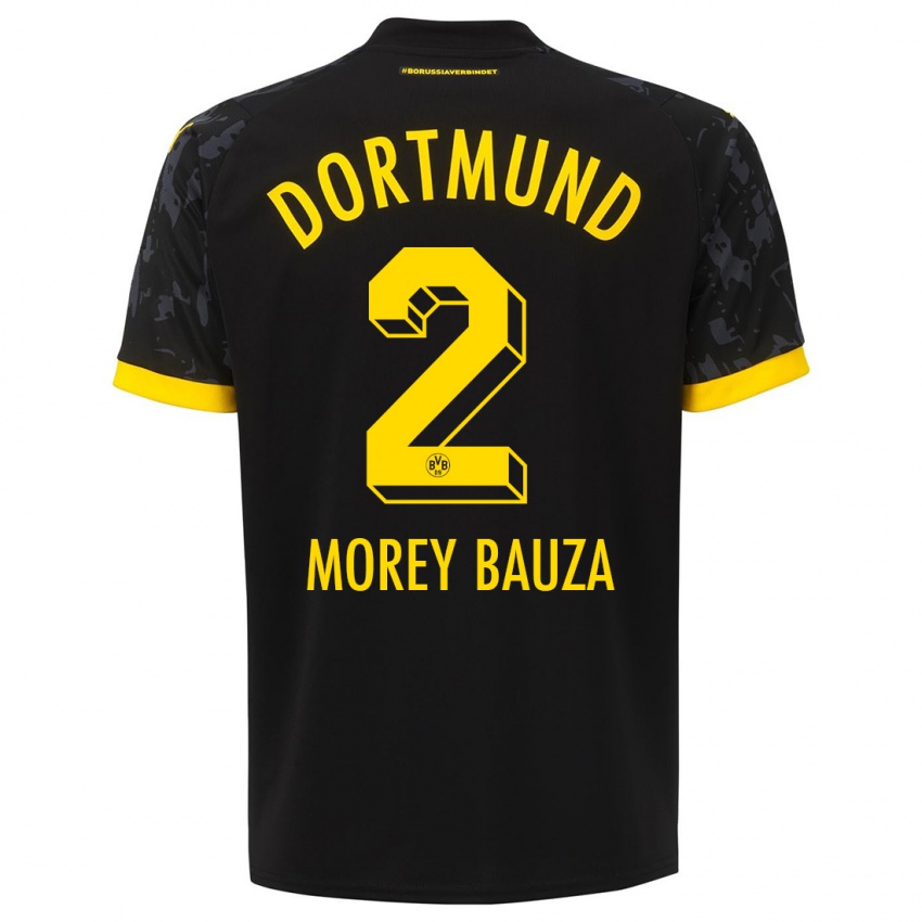 Niño Camiseta Mateu Morey Bauza #2 Negro 2ª Equipación 2023/24 La Camisa Argentina