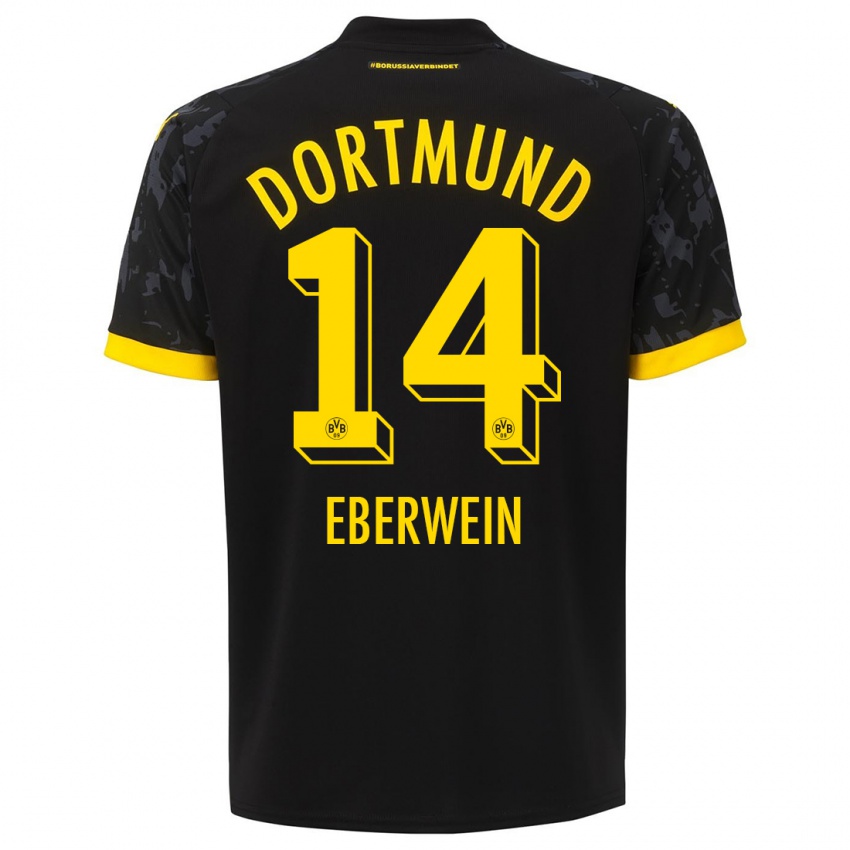 Niño Camiseta Michael Eberwein #14 Negro 2ª Equipación 2023/24 La Camisa Argentina