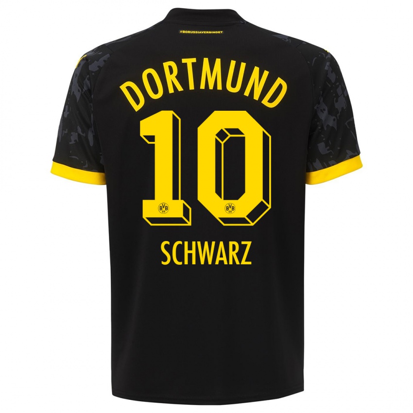 Niño Camiseta Oskar Schwarz #10 Negro 2ª Equipación 2023/24 La Camisa Argentina