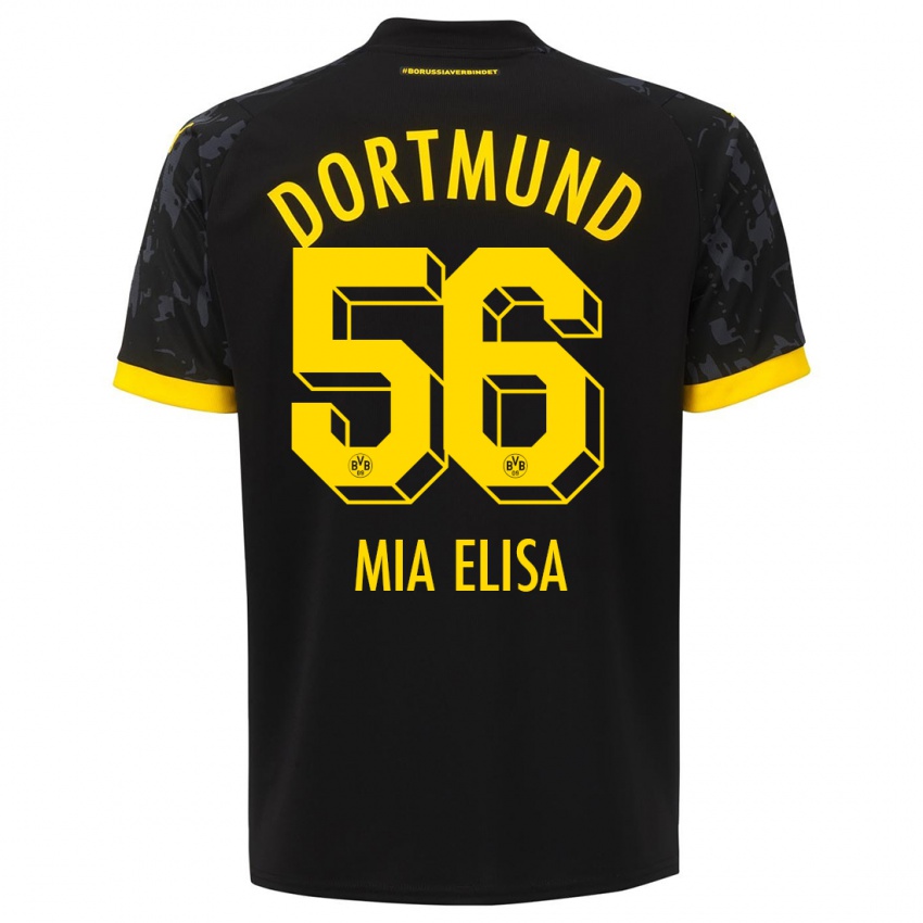 Niño Camiseta Bomnuter Mia Elisa #56 Negro 2ª Equipación 2023/24 La Camisa Argentina