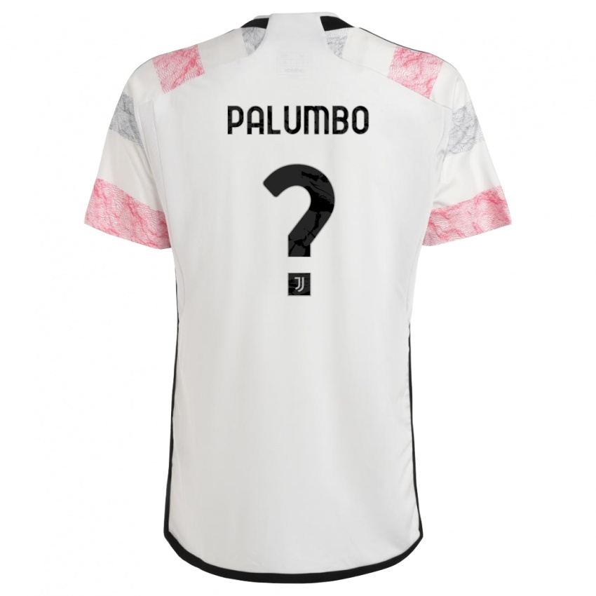 Niño Camiseta Martin Palumbo #0 Blanco Rosa 2ª Equipación 2023/24 La Camisa Argentina