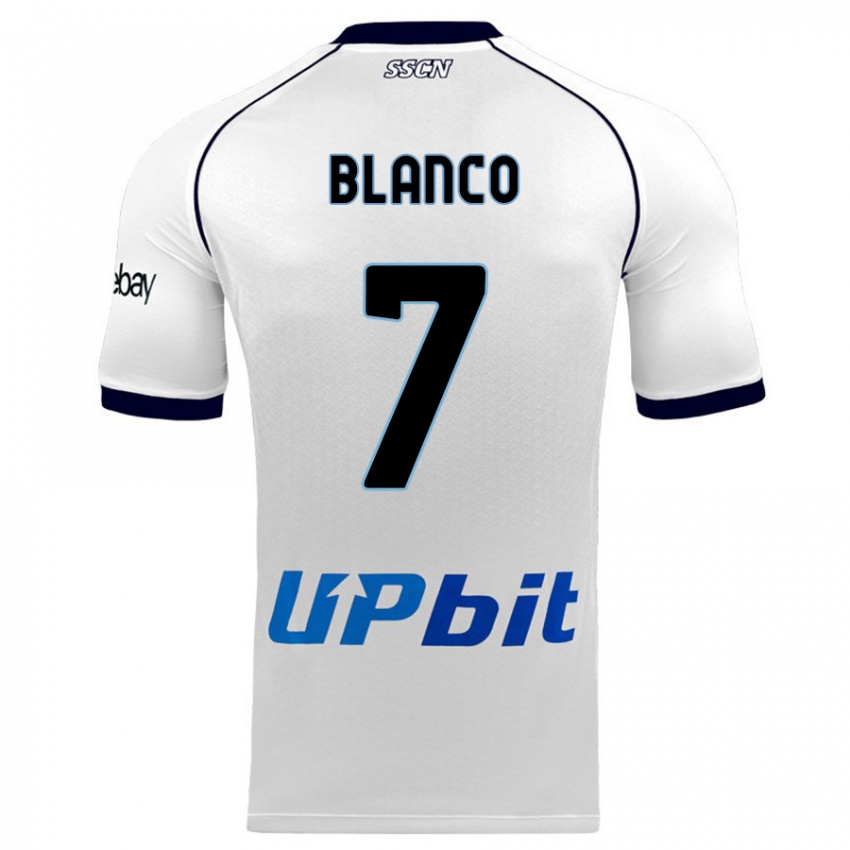 Niño Camiseta Gimena Blanco #7 Blanco 2ª Equipación 2023/24 La Camisa Argentina