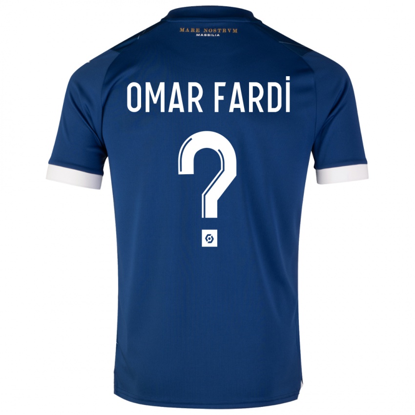 Niño Camiseta El Omar Fardi #0 Azul Oscuro 2ª Equipación 2023/24 La Camisa Argentina