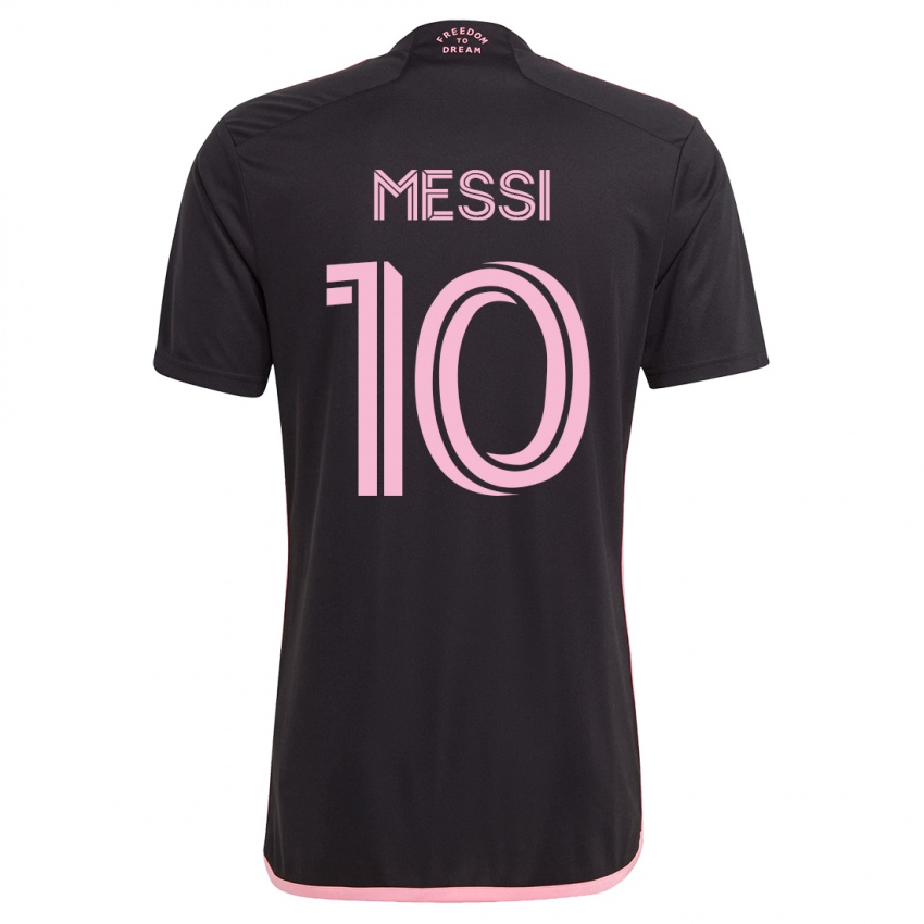 Niño Camiseta Lionel Messi #10 Negro 2ª Equipación 2023/24 La Camisa  Argentina