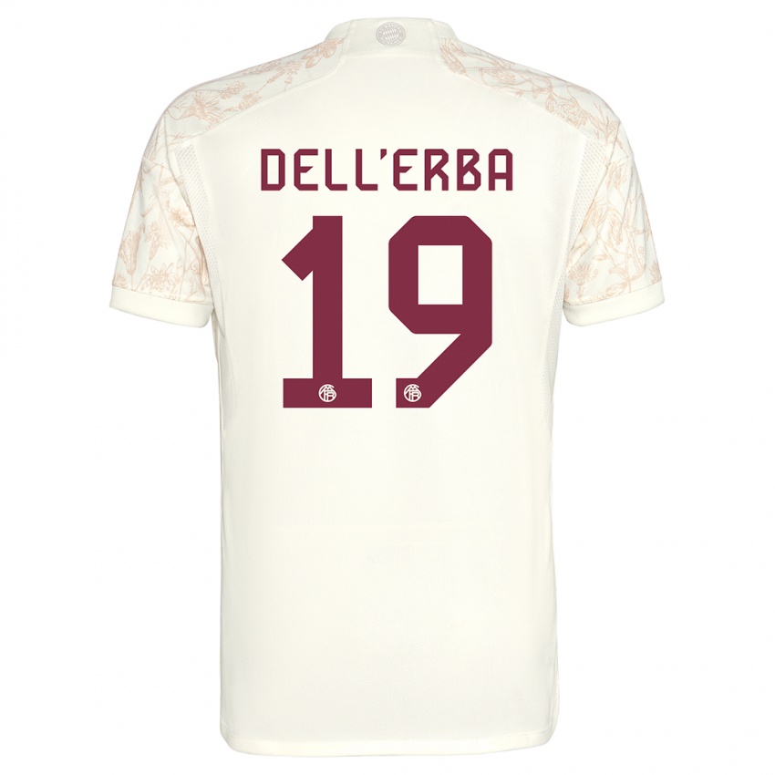 Niño Camiseta Davide Dell'erba #19 Blanquecino Equipación Tercera 2023/24 La Camisa Argentina