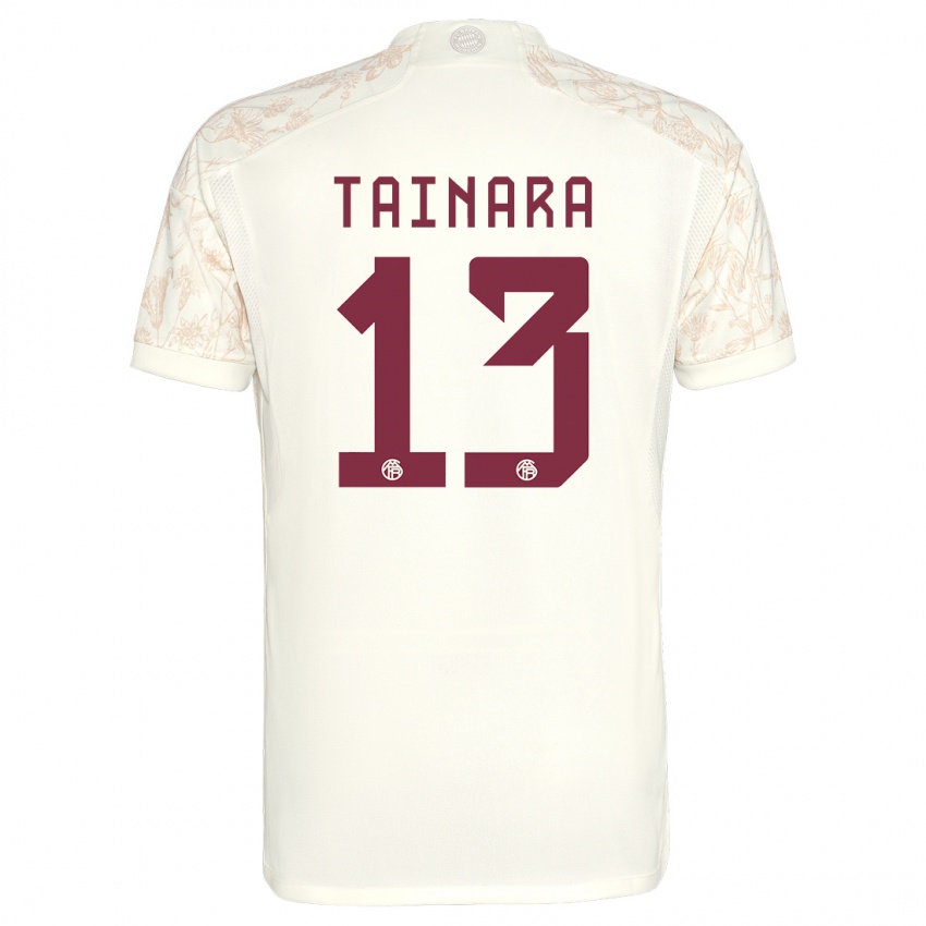 Niño Camiseta Tainara #13 Blanquecino Equipación Tercera 2023/24 La Camisa Argentina