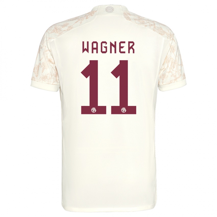 Niño Camiseta Ricardo Wagner #11 Blanquecino Equipación Tercera 2023/24 La Camisa Argentina