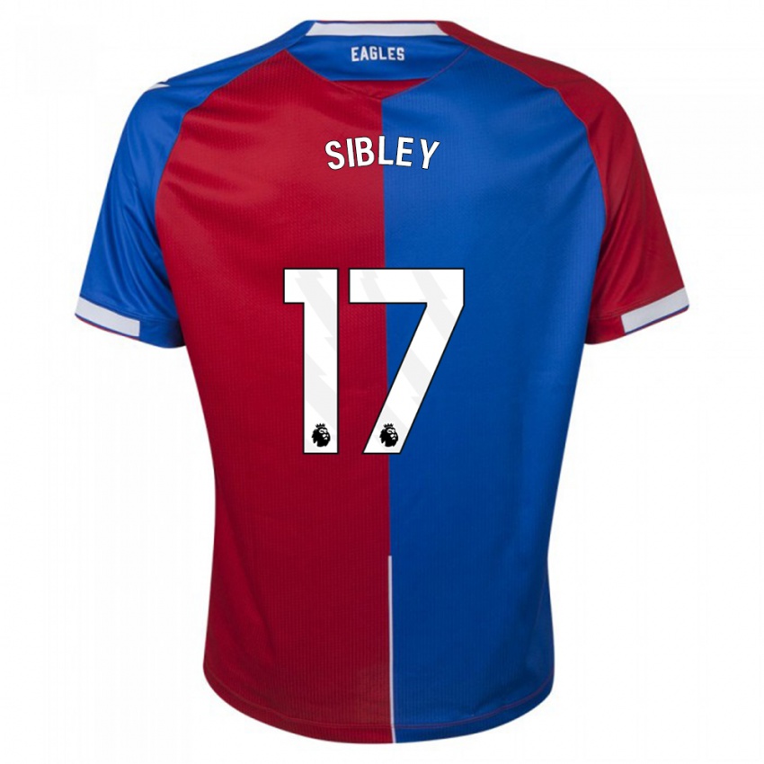 Hombre Camiseta Isabella Sibley #17 Rojo Azul 1ª Equipación 2023/24 La Camisa Argentina