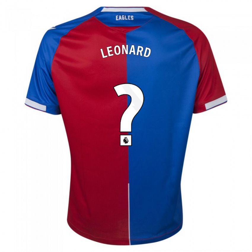 Hombre Camiseta James Leonard #0 Rojo Azul 1ª Equipación 2023/24 La Camisa Argentina