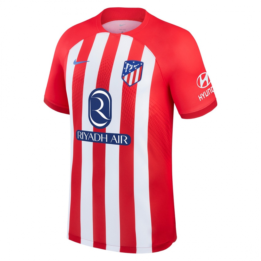 Hombre Camiseta Rodrigo Riquelme #25 Rojo Blanco 1ª Equipación 2023/24 La Camisa Argentina