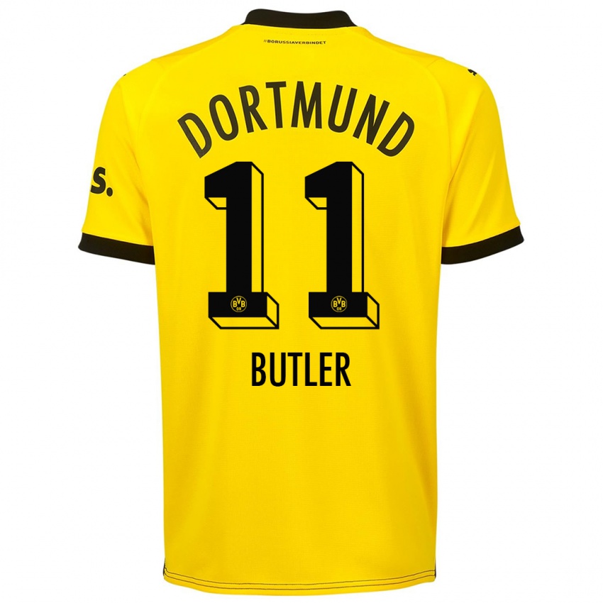 Hombre Camiseta Justin Butler #11 Amarillo 1ª Equipación 2023/24 La Camisa Argentina