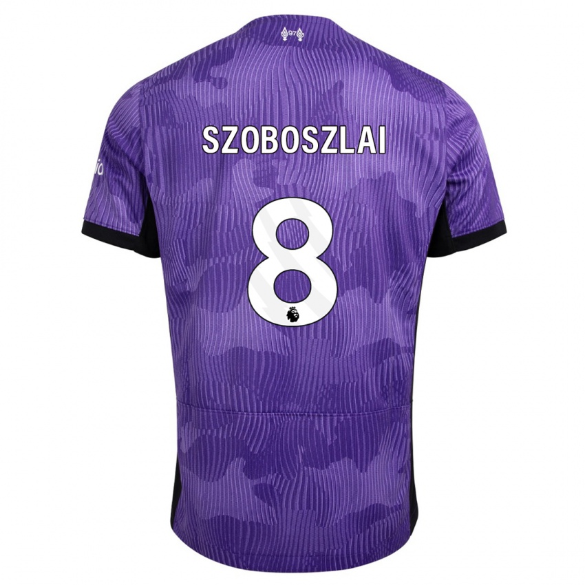 Hombre Camiseta Dominik Szoboszlai #8 Púrpura Equipación Tercera 2023/24 La Camisa Argentina
