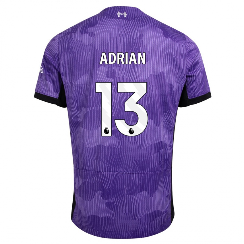 Hombre Camiseta Adrian #13 Púrpura Equipación Tercera 2023/24 La Camisa Argentina