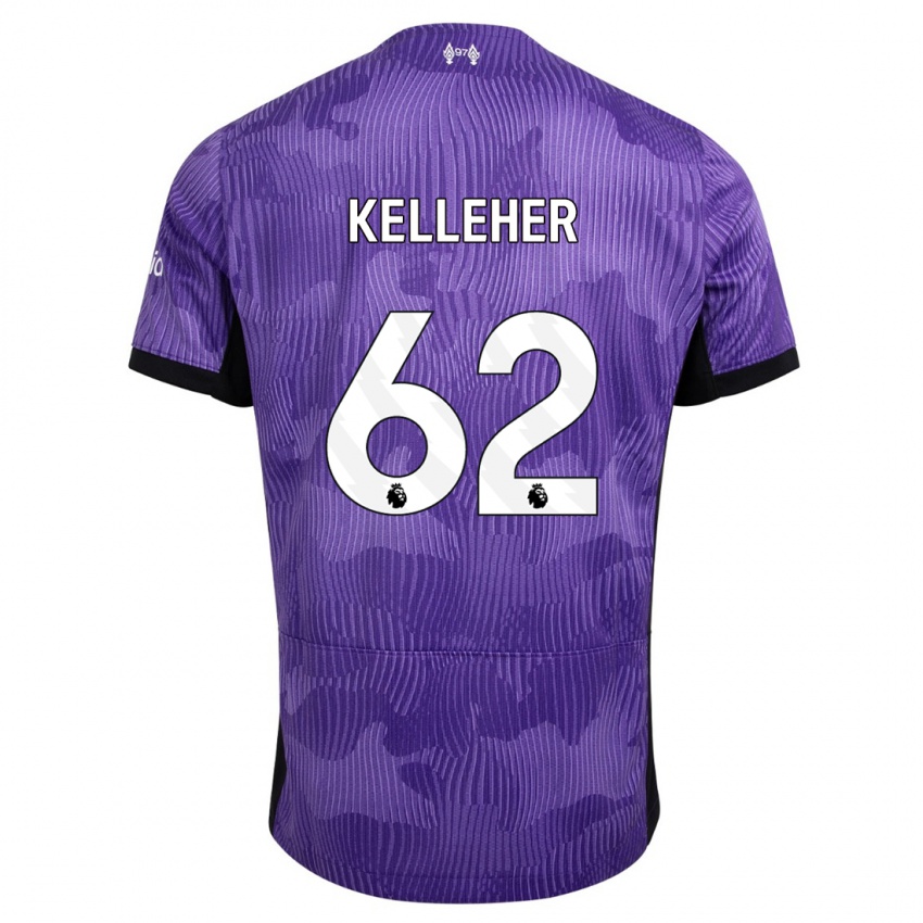 Hombre Camiseta Caoimhin Kelleher #62 Púrpura Equipación Tercera 2023/24 La Camisa Argentina
