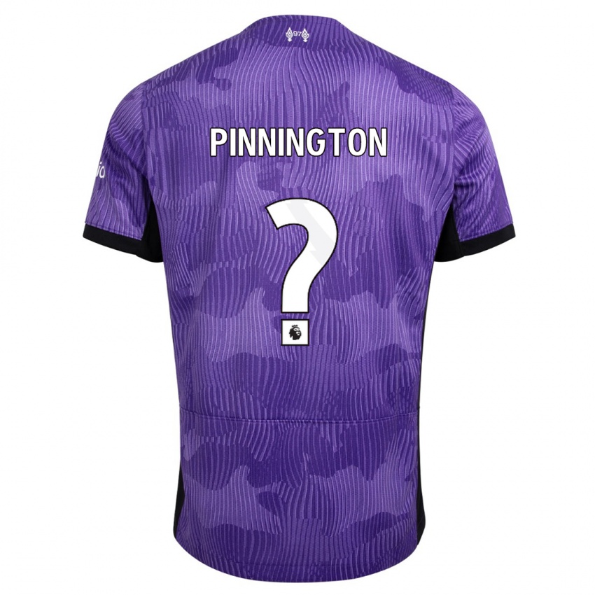 Hombre Camiseta Carter Pinnington #0 Púrpura Equipación Tercera 2023/24 La Camisa Argentina