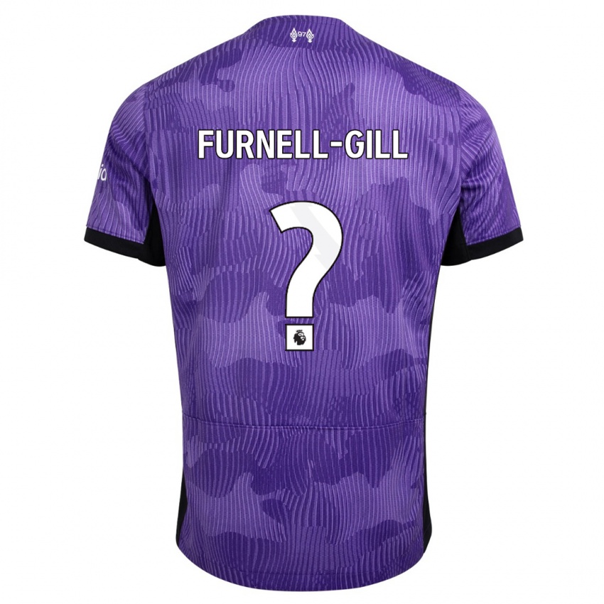 Hombre Camiseta Luca Furnell-Gill #0 Púrpura Equipación Tercera 2023/24 La Camisa Argentina